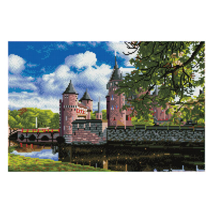 Diamond Dotz Simply Art Kit De Haar Medieval Castle, Holland 52x34cm